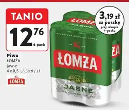 Intermarche Piwo Łomża jasne 4-pack oferta