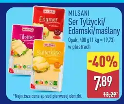 ALDI Ser maślany Milsani w plastrach oferta