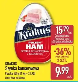 ALDI Szynka konserwowa z galaretką Krakus oferta