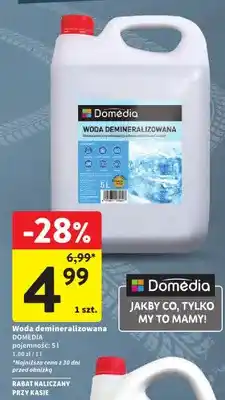 Intermarche Woda demineralizowana Domedia oferta