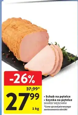 Intermarche Szynka na pętelce Skarby Wędzarni oferta