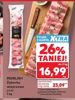Kaufland Żeberka wieprzowe Morliny oferta