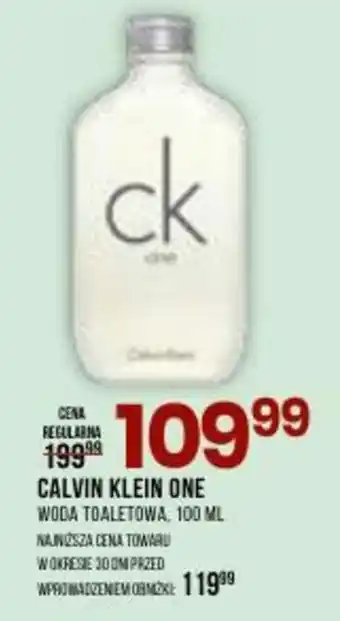 Drogerie Natura Calvin Klein One Woda toaletowa oferta