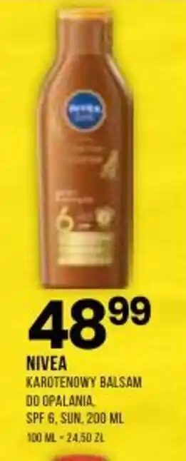 Drogerie Natura Nivea Karotenowy balsam do opalania oferta