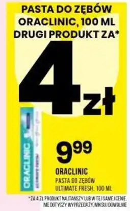 Drogerie Natura Oraclinic Pasta do zębów oferta