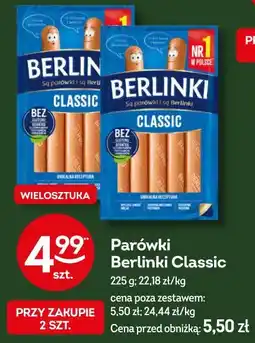 Żabka Parówki Berlinki Classic oferta