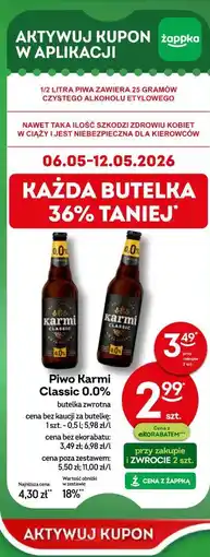 Żabka Piwo Karmi Classic 0.0% oferta
