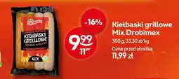 Żabka Kiełbaski grillowe Mix Drobimex oferta