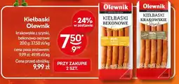 Żabka Kiełbaski Olewnik krakowskie z szynki, bekonowo-serowe oferta