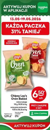 Żabka Chipsy Lay's Oven Baked oferta