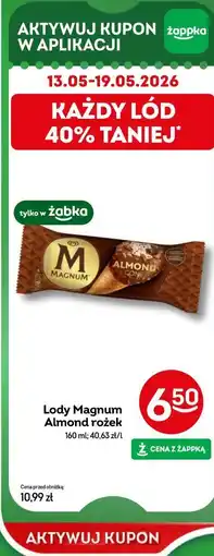 Żabka Lody Magnum Almond rożek oferta