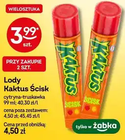 Żabka Lody Kaktus Ścisk oferta