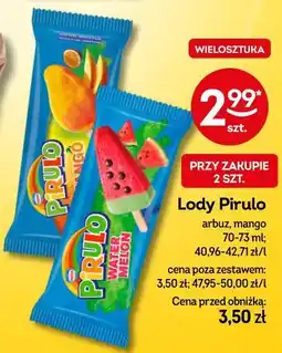 Żabka Lody Pirulo arbuz, mango oferta