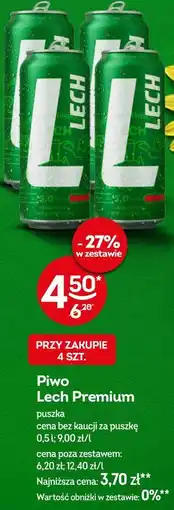 Żabka Piwo Lech Premium puszka oferta