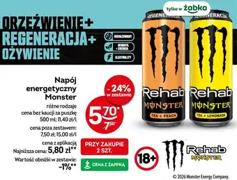 Żabka Napój energetyczny Monster oferta