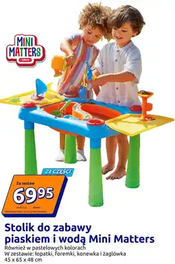 Action Stolik do zabawy piaskiem i wodą Mini Matters oferta