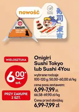 Żabka Onigiri Sushi Tokyo lub Sushi 4You oferta