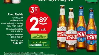 Żabka Piwo Tyskie oferta