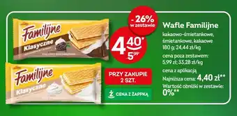Żabka Wafle Familijne oferta
