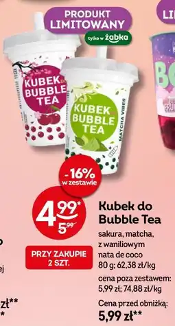 Żabka Kubek do Bubble Tea oferta