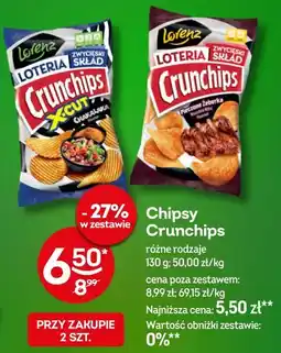 Żabka Chipsy Crunchips różne rodzaje oferta