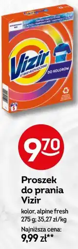 Żabka Proszek do prania Vizir kolor, alpine fresh oferta