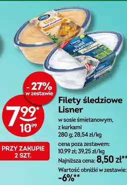 Żabka Filety śledziowe Lisner oferta