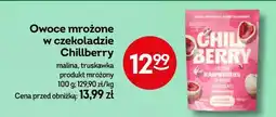 Żabka Owoce mrożone w czekoladzie Chillberry malina, truskawka produkt mrożony oferta