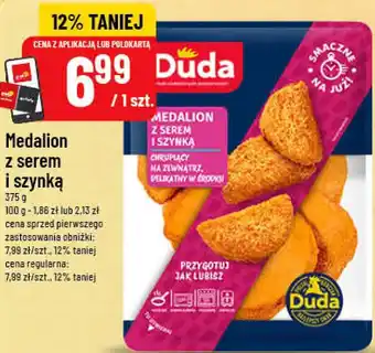 Polomarket Medalion z serem i szynką Duda oferta