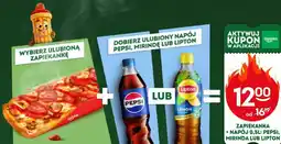 Żabka ZAPIEKANKA + NAPÓJ 0,5L: PEPSI, MIRINDA LUB LIPTON oferta