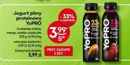 Żabka Jogurt pitny proteinowy YoPRO oferta