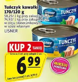 Prim Market Tuńczyk kawałki w sosie własnym Lisner oferta