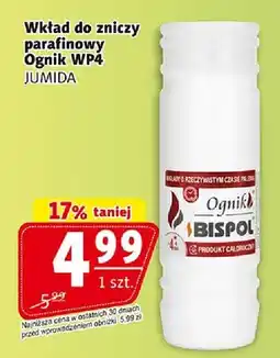 Prim Market Wkład do zniczy parafinowy Ognik WP4 Jumida oferta