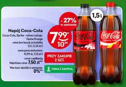 Żabka Napój Coca-Cola Zero Cukru oferta