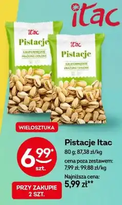 Żabka Pistacje Itac kalifornijskie prażone i solone oferta