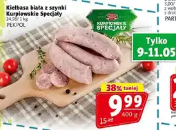 Prim Market Kiełbasa biała z szynki Kurpiowskie Specjały Pekpol oferta