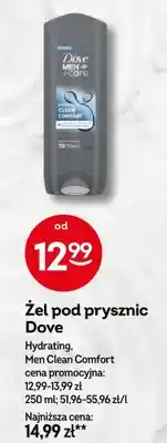 Żabka Żel pod prysznic Dove Men Care Hydrating Clean Comfort oferta