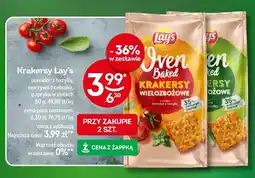 Żabka Krakersy Lay's Oven Baked wielozbożowe warzywa z cebulką oferta