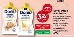 Żabka Serek Danio w saszetce bananowy Danone oferta