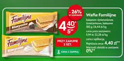 Żabka Wafle Familijne Klasyczne śmietankowe oferta