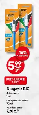 Żabka Długopis BIC 4-kolorowy Original oferta