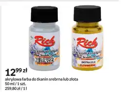 Empik Akrylowa farba do tkanin złota Rich Ipak Kumas Boyasi oferta