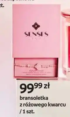 Empik Bransoletka z różowego kwarcu Senses Story oferta