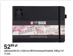 Empik Szkicownik 21x14,8cm 80 kremowych kartek 140g/m² oferta