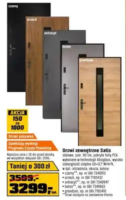 OBI Drzwi zewnętrzne Satis grandson oferta