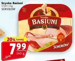 Prim Market Szynka Basiuni Sokołów oferta