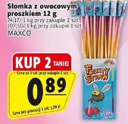Prim Market Słomka z owocowym proszkiem Maxco oferta