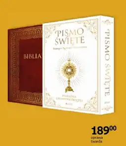 Empik Pismo Święte Biblia Pamiątka I Komunii Świętej oprawa twarda oferta