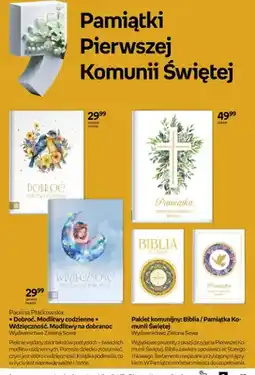 Empik Pakiet komunijny: Biblia dla dzieci i Pamiątka Komunii Świętej Wydawnictwo Zielona Sowa oferta