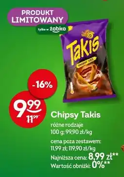 Żabka Chipsy Takis Smoky BBQ oferta